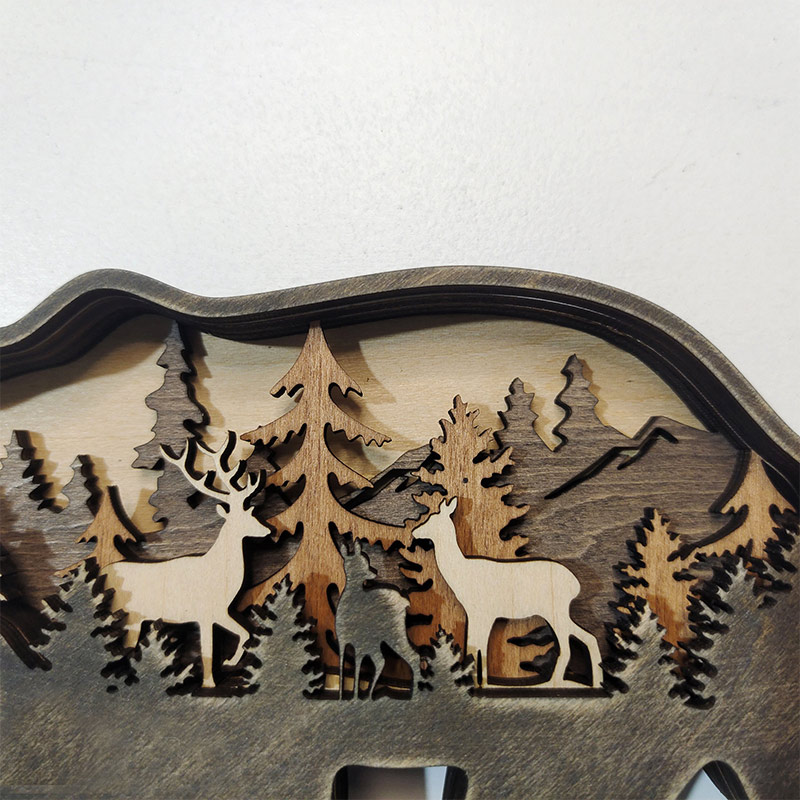 Creative Forest Animal Decoration - Elephant Family