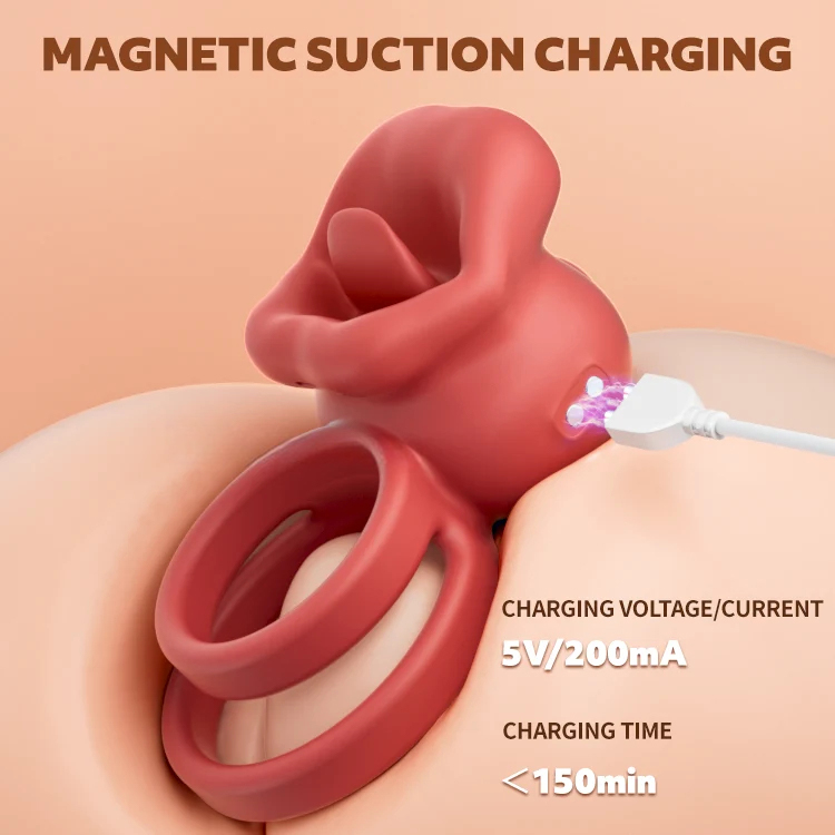 Kiss Lip Vibrating Cock Ring - image 2