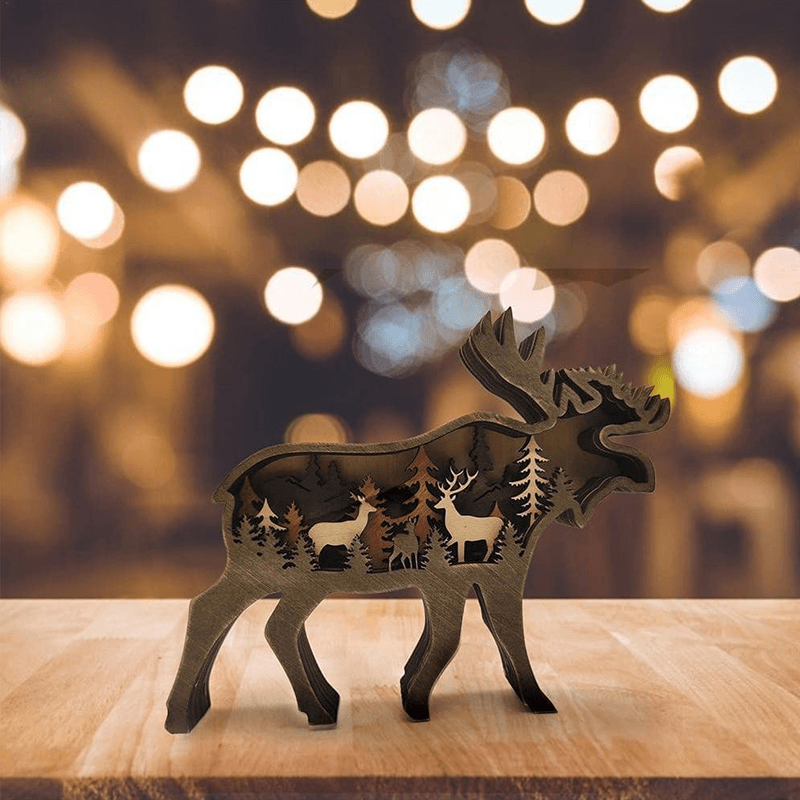 Creative Forest Animal Decoration - Elephant Family