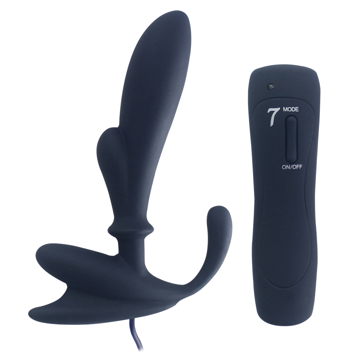 Anal Pleasure 7 Mode Vibrating Plug - Black - image 1