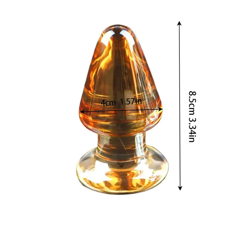 Smooth Glass Anal Plug - image 8