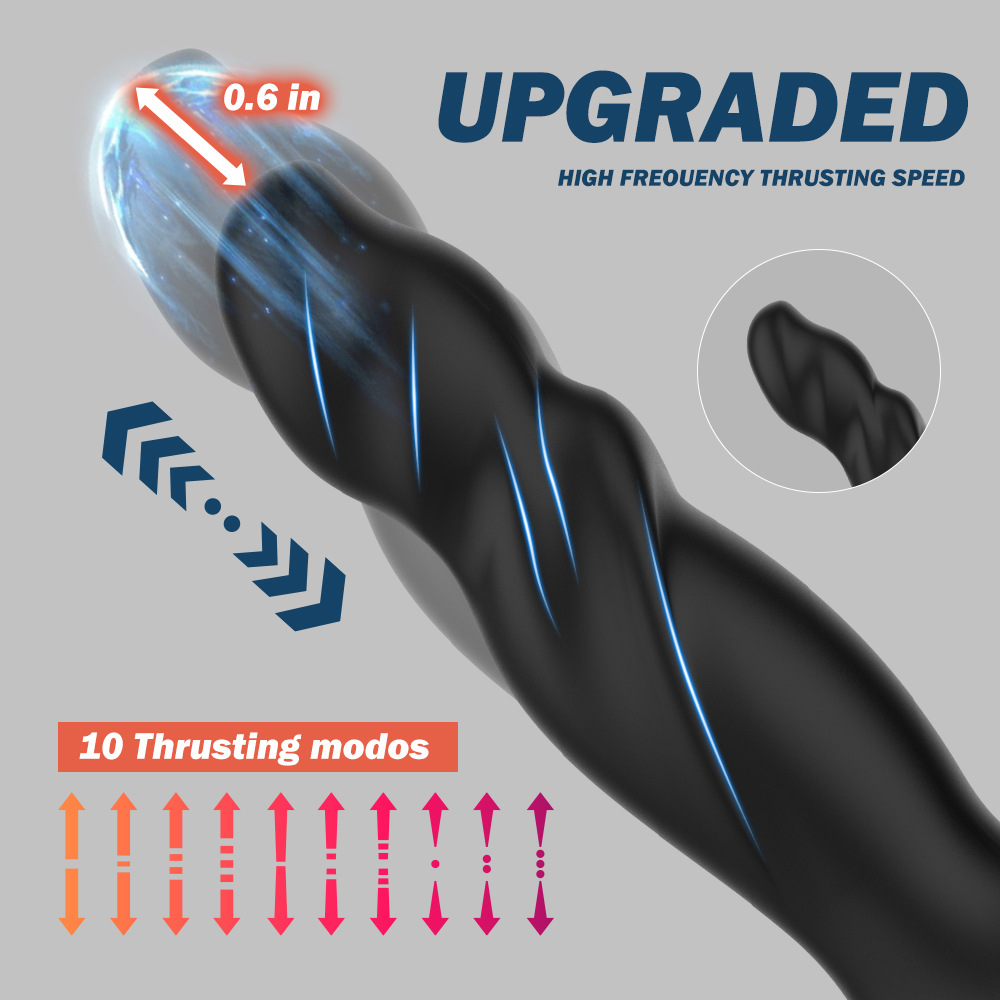 2-in-1 Prostate Vibrator & Double Cock Ring - image 2