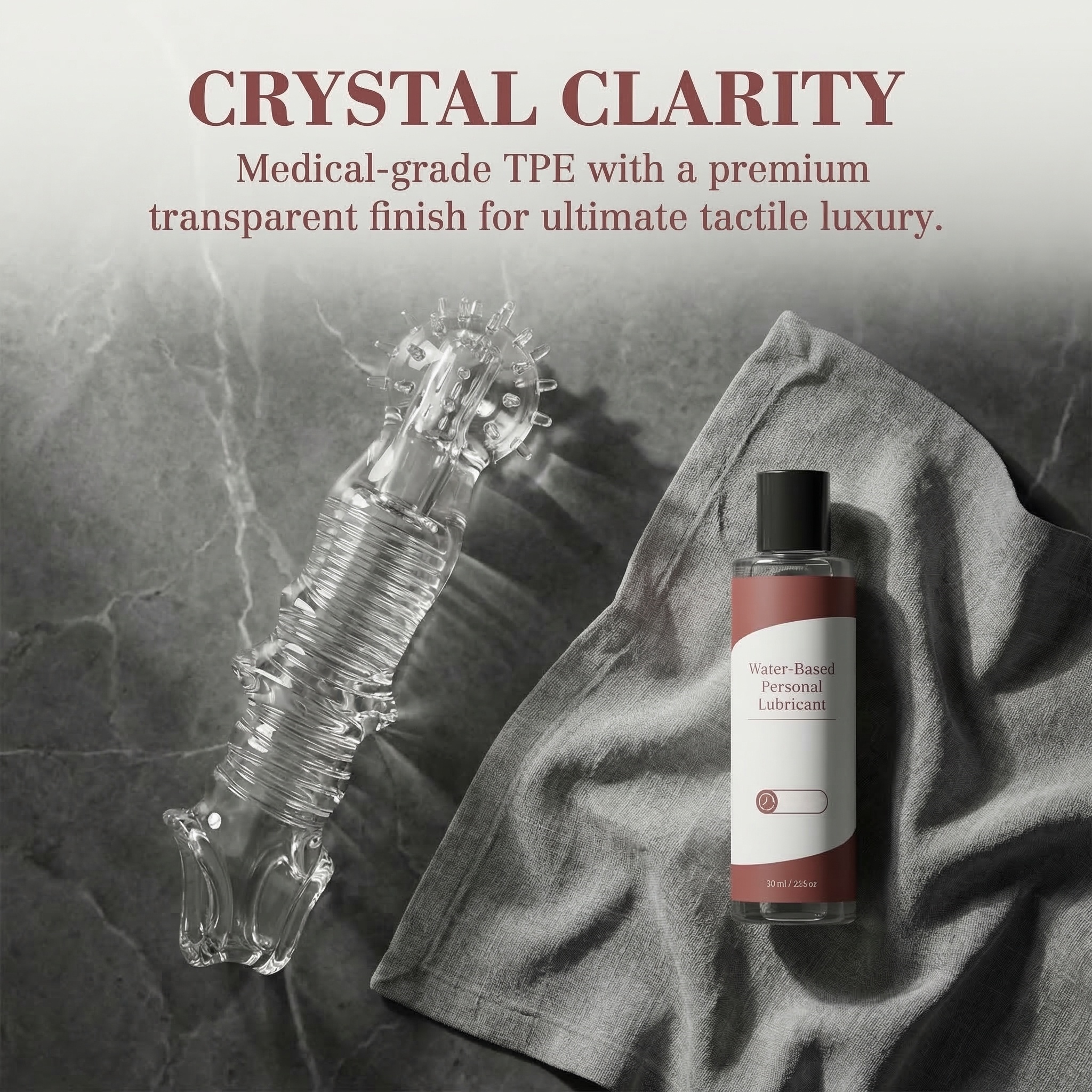 Textured Dotted Penis Sleeve - image 3