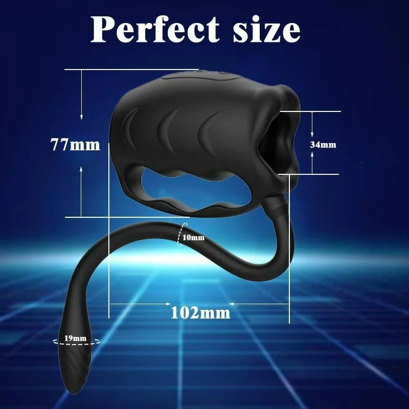 DualPulse Flex Cock Sleeve with Vibrating Bullet - image 1