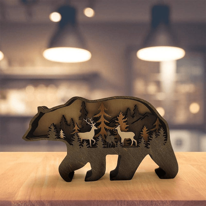 Creative Forest Animal Decoration - Elephant Family