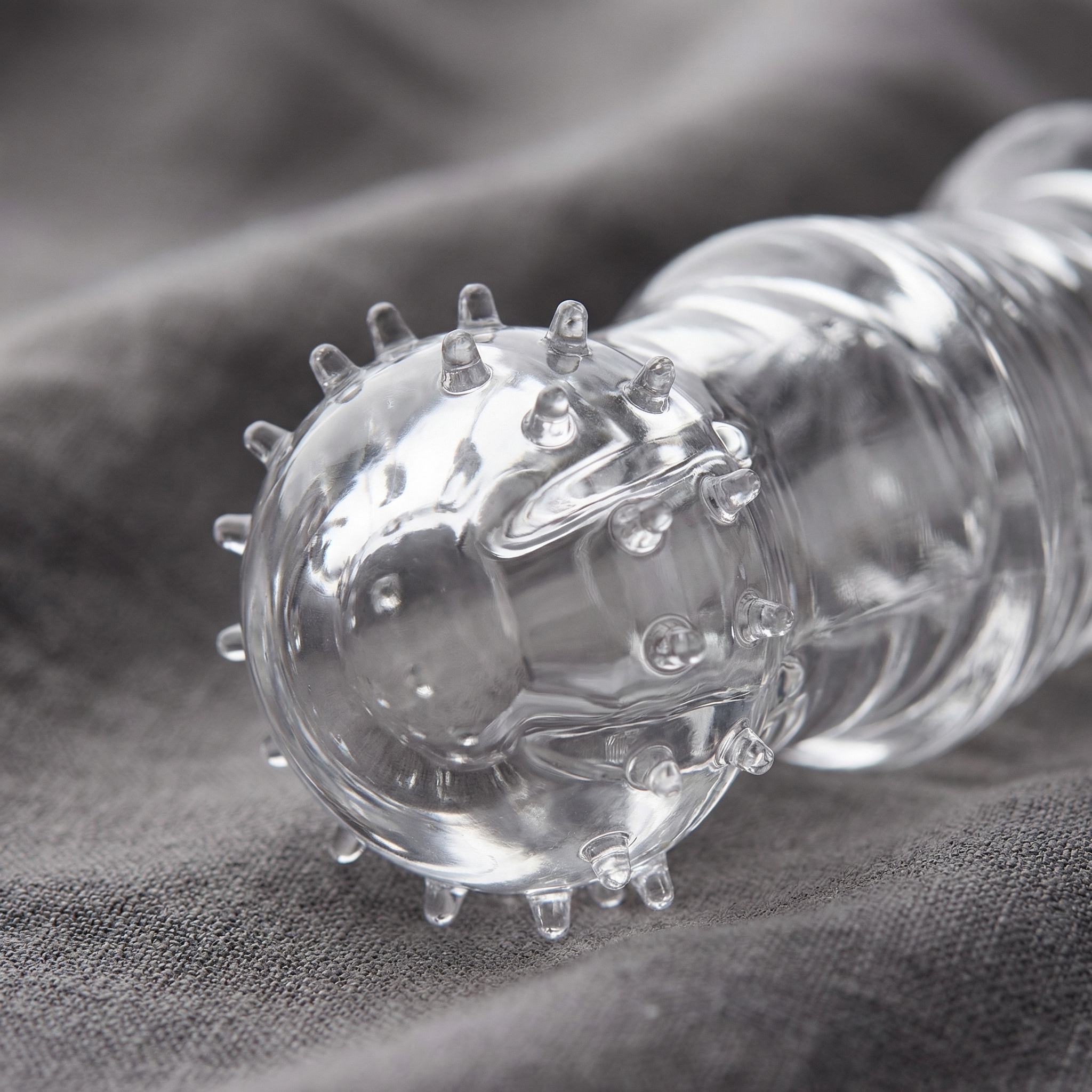 Textured Dotted Penis Sleeve - image 7