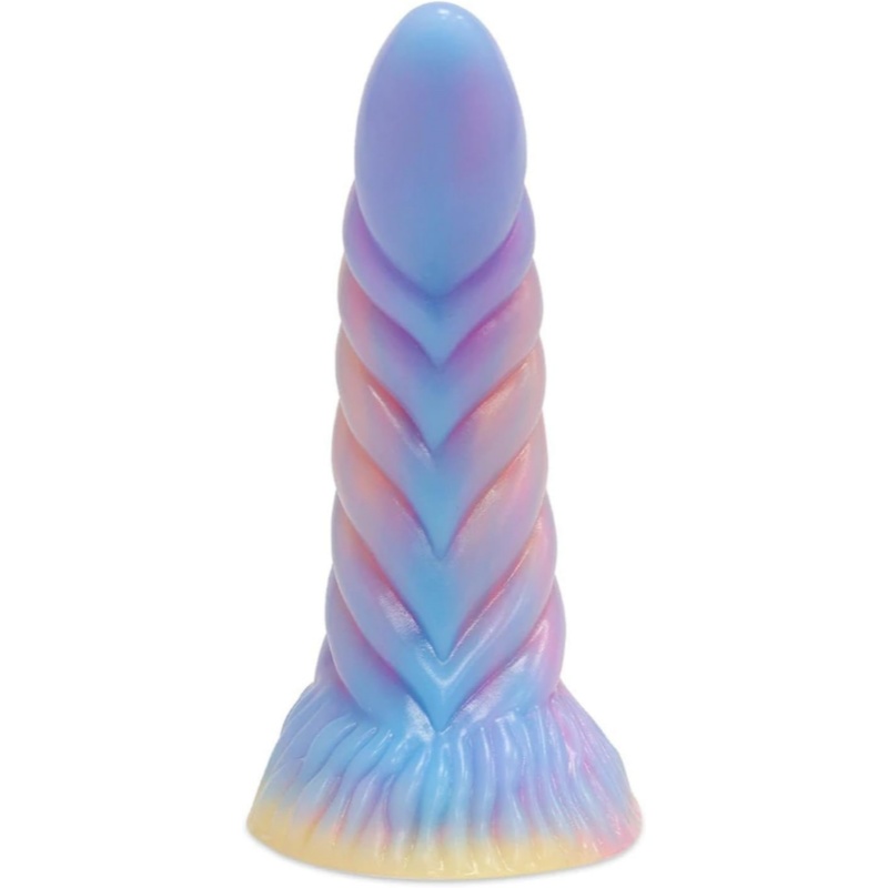 7.48'' Anal Glow In The Dark Dildo with Suction Cup - image 4