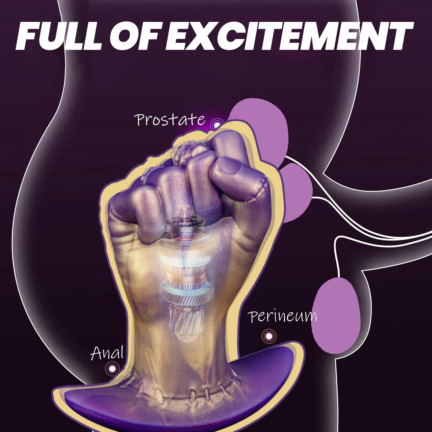 Vibrating Fist Butt Plug - image 6