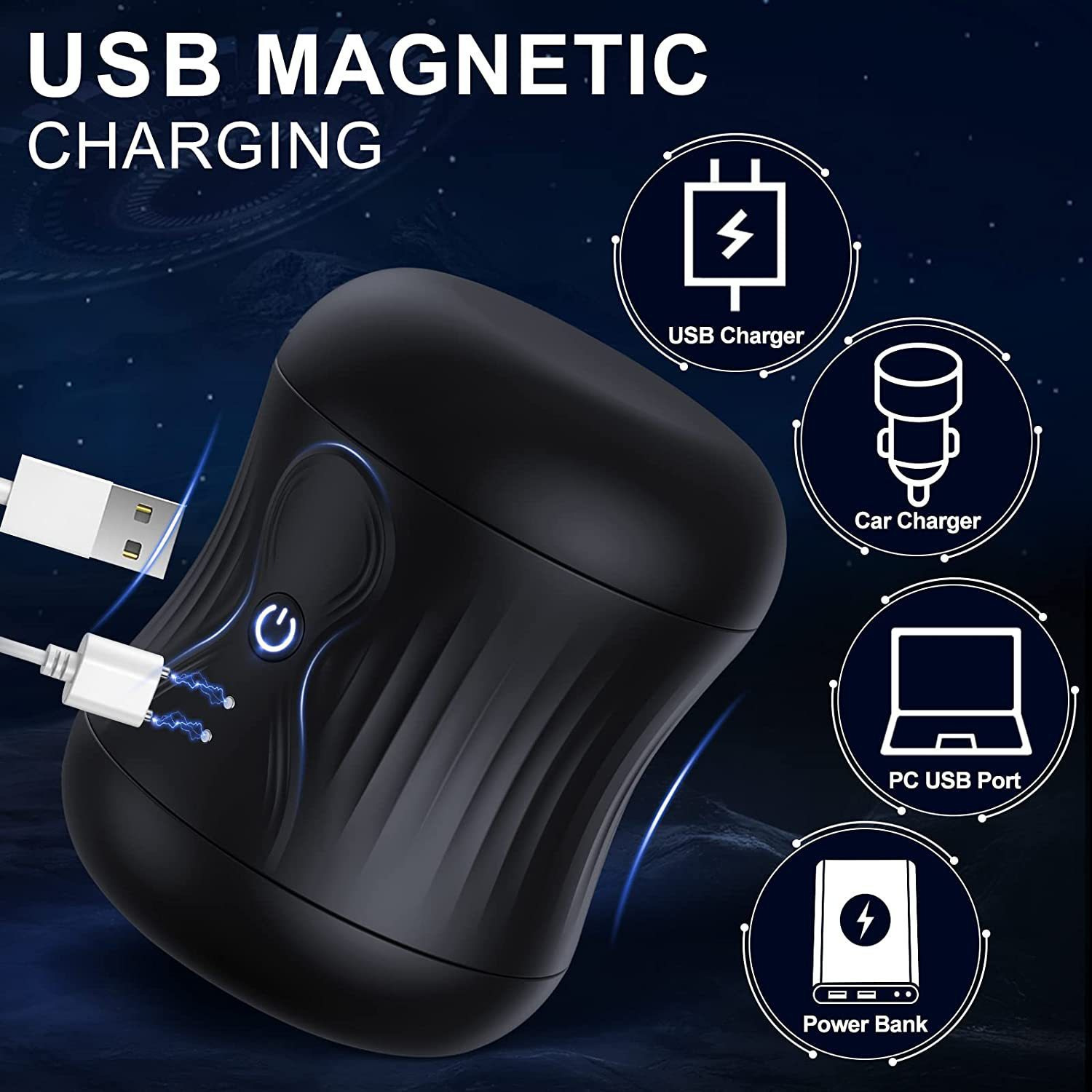 Electric Pocket Masturbator With 10 Vibration - image 4