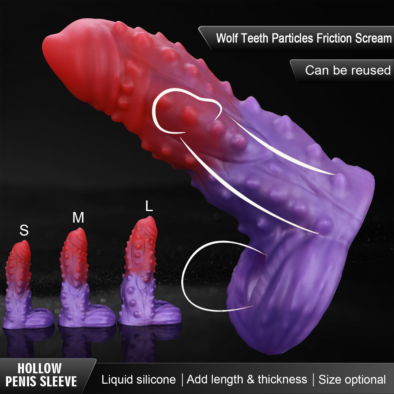 Tentacle Texture Penis Sleeve - image 2