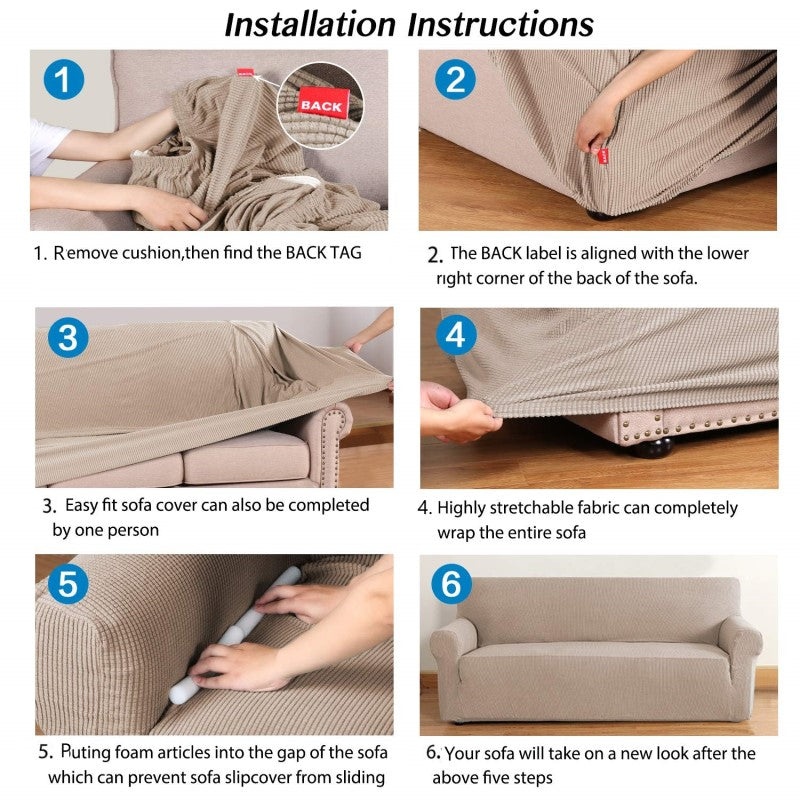 How to set sofa cover/how to fix sofa cover by using Velcro tape/best use  of Velcro tape/k.kaur 