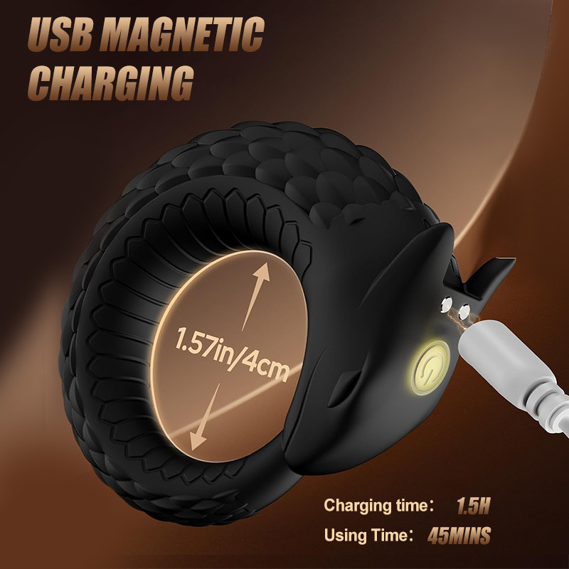 Vibrating Dragon Scale Cock Ring - image 2